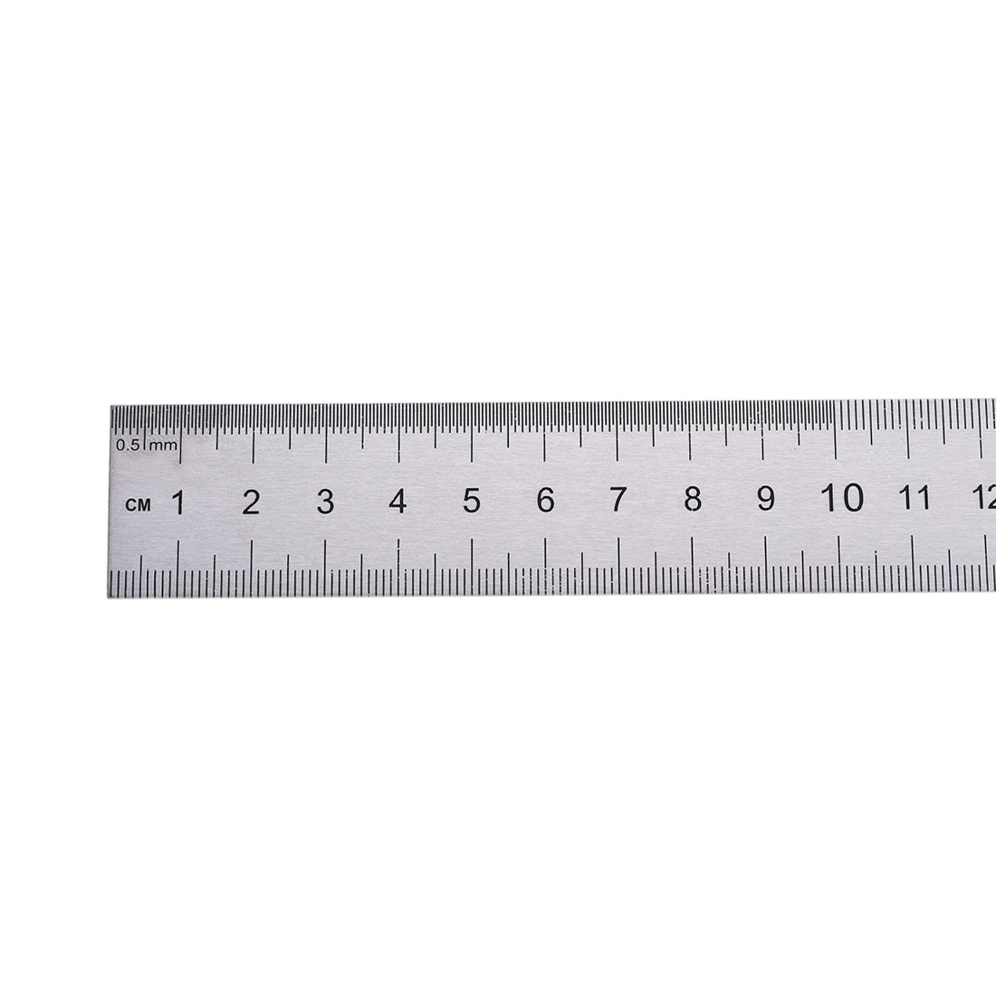 uxcell Uxcell Straight Ruler 50cm 20 Inch Metric Stainless Steel Measuring Tool with Hanging Hole