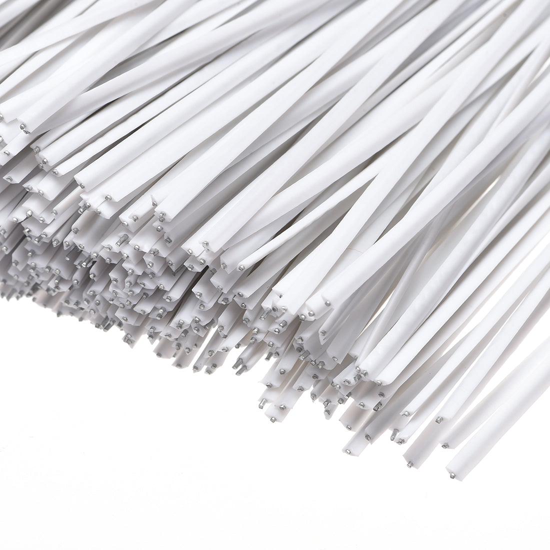 uxcell Uxcell 4 Inches Plastic Twist Ties Reusable Cable Cord Wire Ties White 500pcs