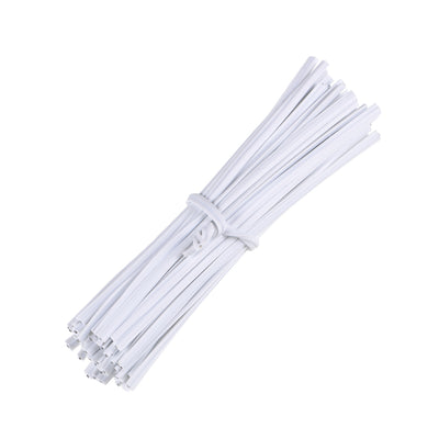 Harfington Uxcell 3 Inches Plastic Twist Ties Reusable Cable Cord Wire Ties White 1000pcs