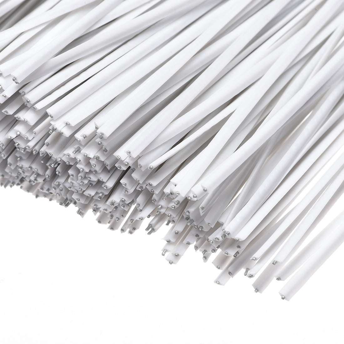 uxcell Uxcell 3 Inches Plastic Twist Ties Reusable Cable Cord Wire Ties White 1000pcs