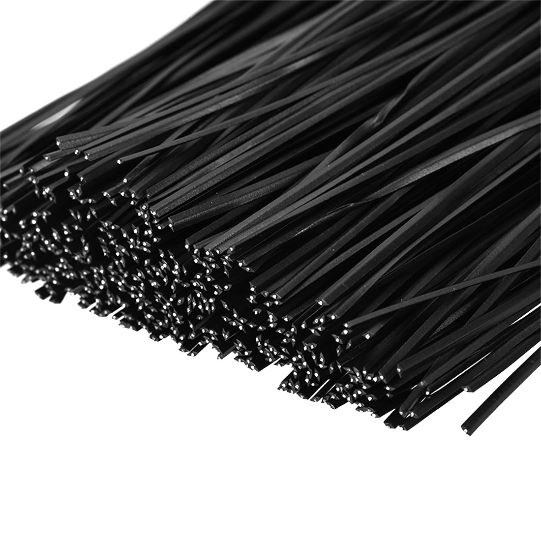 uxcell Uxcell 4 Inches Plastic Twist Ties Reusable Cable Cord Wire Ties Black 500pcs