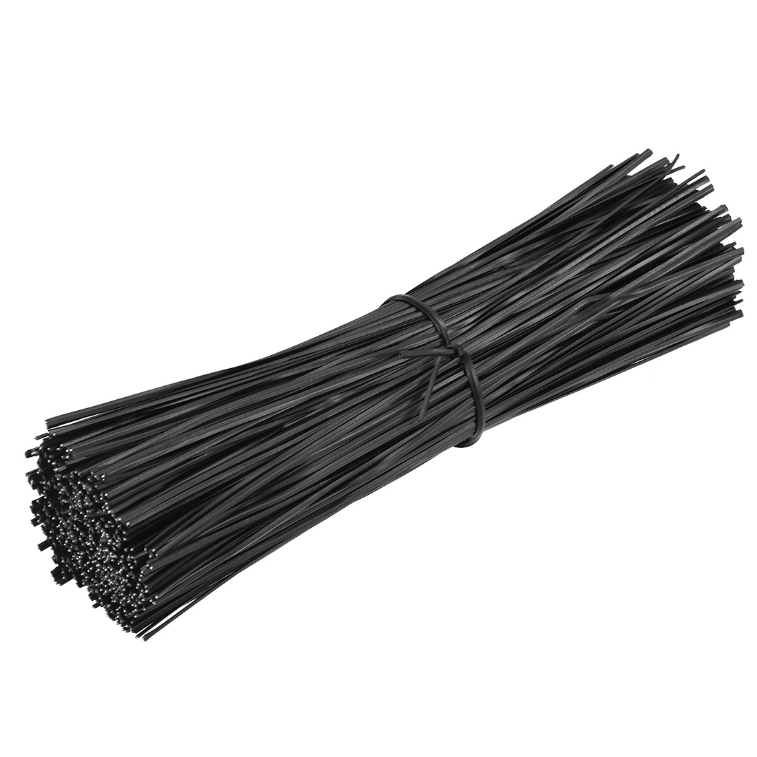 uxcell Uxcell 6 Inches Plastic Twist Ties Reusable Cable Cord Wire Ties Black 1000pcs