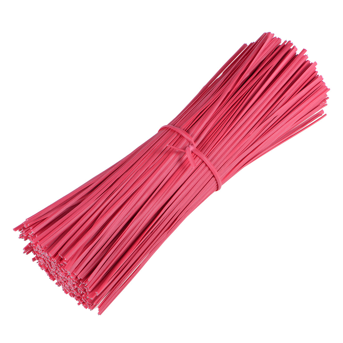 uxcell Uxcell 6 Inches Plastic Twist Ties Reusable Cable Cord Wire Ties Red 1000pcs