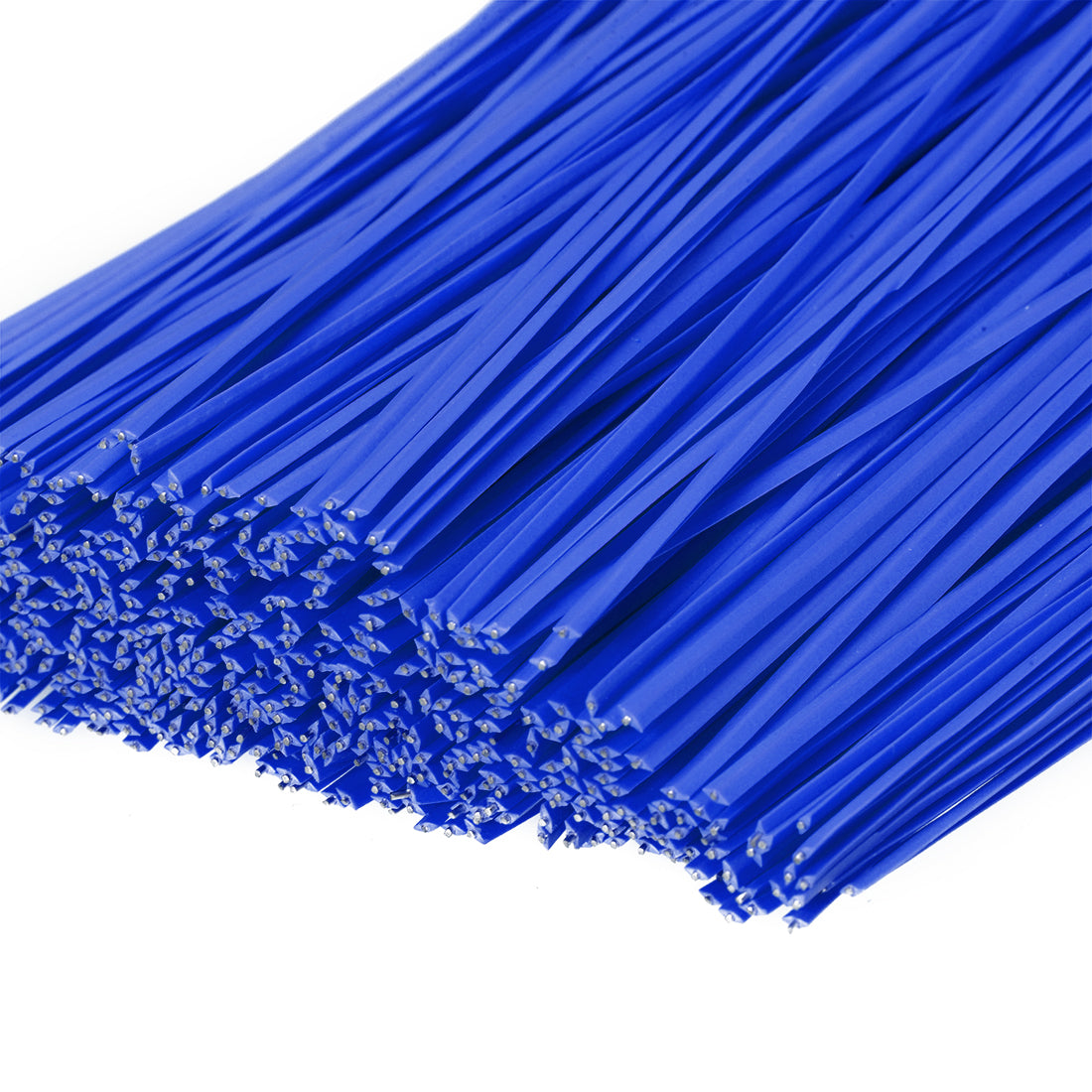 uxcell Uxcell 5 Inches Plastic Twist Ties Reusable Cable Cord Wire Ties Blue 500pcs