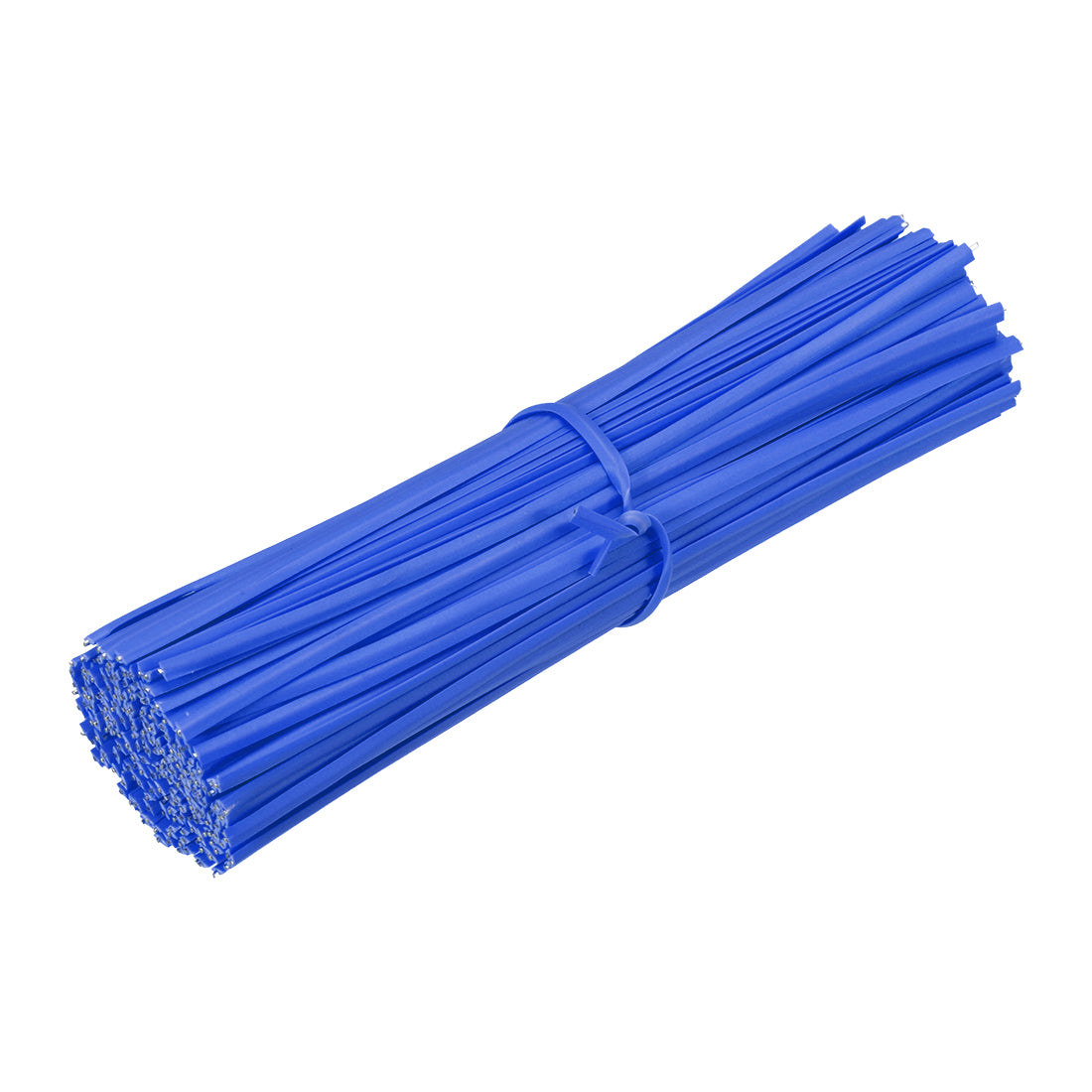 uxcell Uxcell 5 Inches Plastic Twist Ties Reusable Cable Cord Wire Ties Blue 500pcs