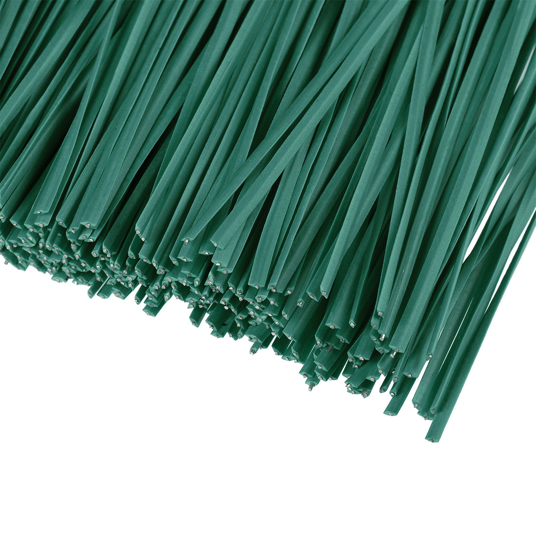 uxcell Uxcell 3 Inches Plastic Twist Ties Reusable Cable Cord Wire Ties Green 500pcs