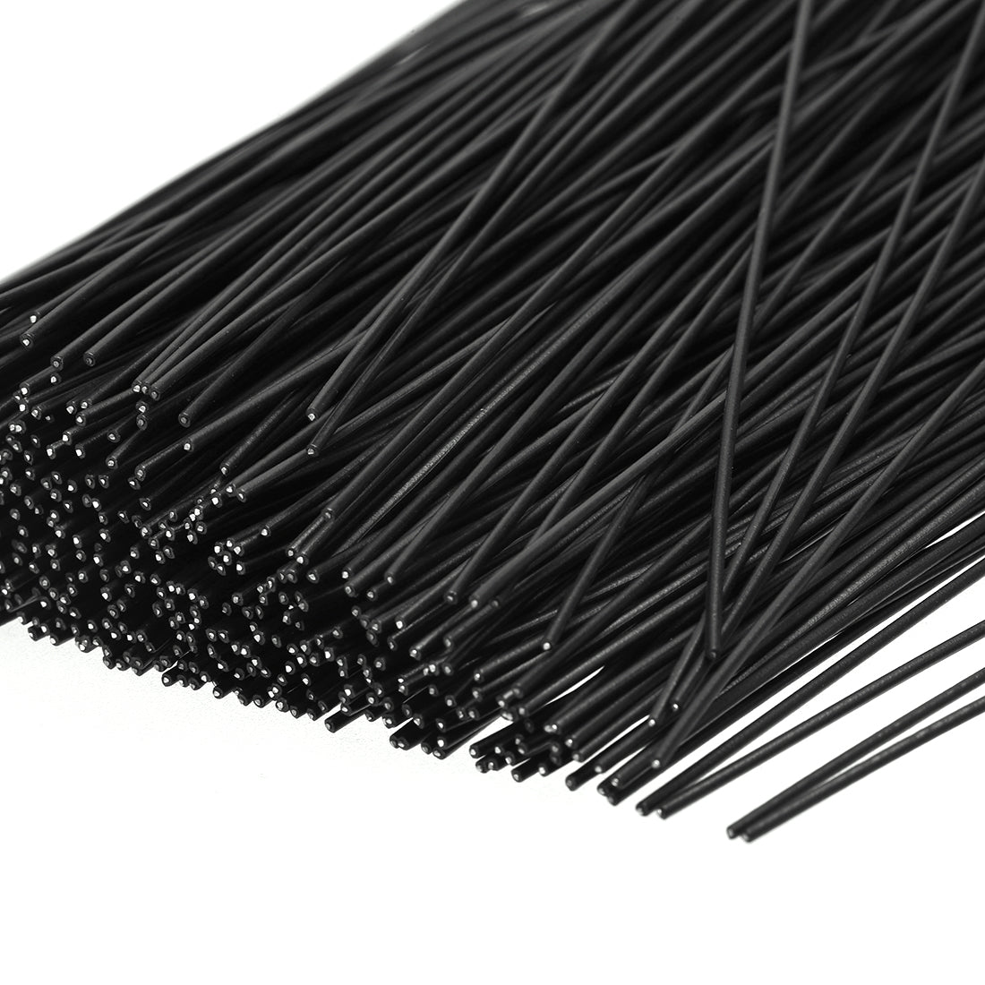 uxcell Uxcell 4 Inches Metallic Twist Ties Reusable Cable Cord Wire Ties Black 500pcs