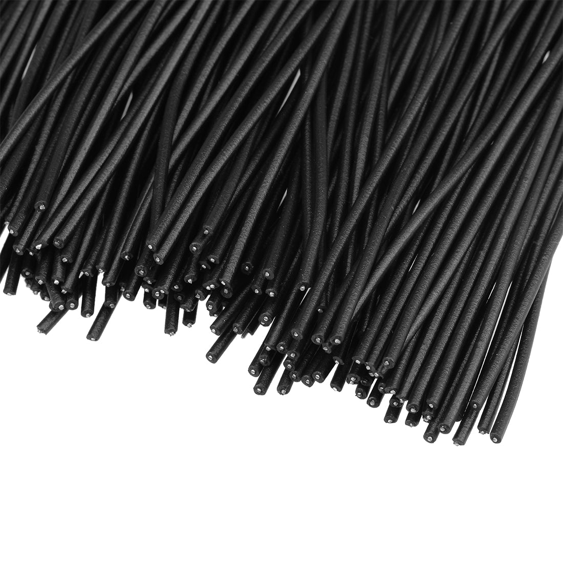 uxcell Uxcell 2.4 Inches Metallic Twist Ties Reusable Cable Cord Wire Ties Black 500pcs