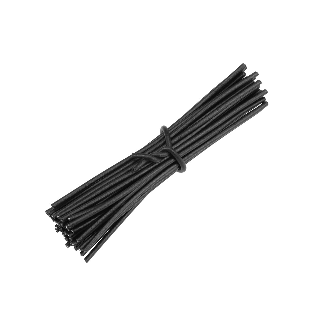 uxcell Uxcell 2.4 Inches Metallic Twist Ties Reusable Cable Cord Wire Ties Black 500pcs