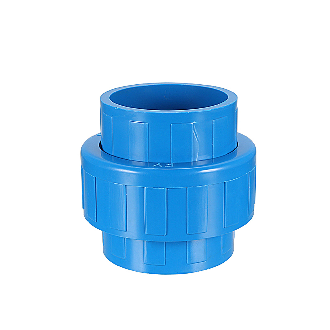 uxcell Uxcell 32mm x 32mm PVC Pipe Fitting Union Solvent Socket Quick Connector Blue