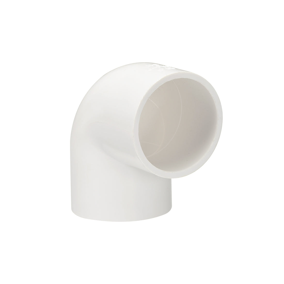 uxcell Uxcell PVC Pipe Fitting 90 Degree Elbow Schedule 40 White 50mm Socket