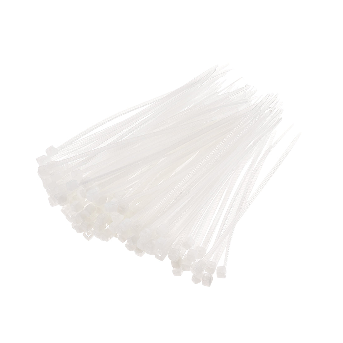 uxcell Uxcell Cable Zip Ties 80mmx1.8mm Self-Locking Nylon Tie Wraps White 1000pcs