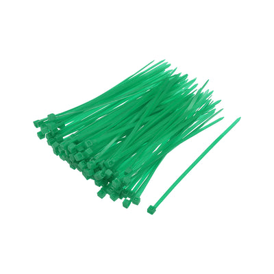 uxcell Uxcell Cable Zip Ties 100mmx1.8mm Self-Locking Nylon Tie Wraps Green 700pcs