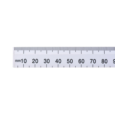 Harfington Uxcell Faltlineal Messwerkzeug 100cm 4 Fach Metrisches ABS für Holzbearbeiter Weiß