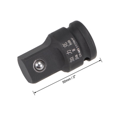 Harfington Uxcell Schlagbuchsenadapter und Reduzierstück 1/2-Zoll Buchse auf 3/4-Zoll-Stecker Cr-Mo-Stahl