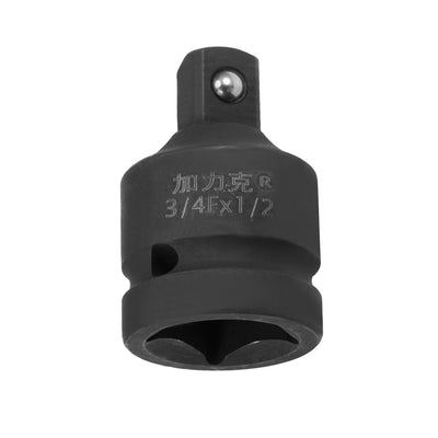 Harfington Uxcell Schlagbuchsenadapter und Reduzierstück 1/2 Zoll Vierkantantrieb von 3/4 Zol Cr Mo Stahl