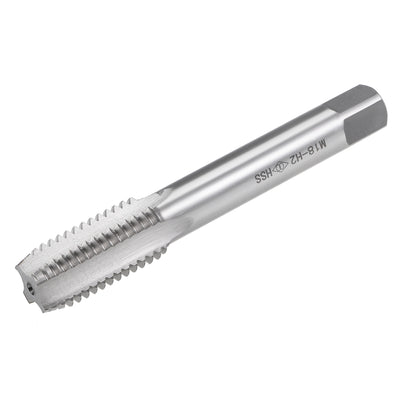 Harfington Uxcell Metric Machine Tap M18 x 2.5 4 Straight Flutes High Speed Steel Screw Thread Tap