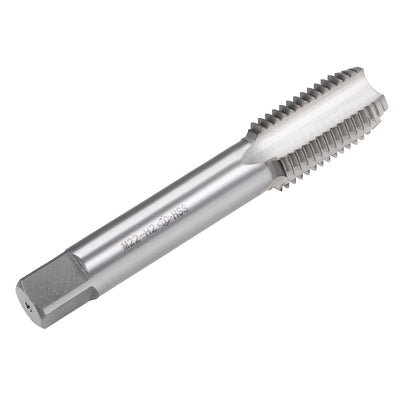 Harfington Uxcell Metric Machine Tap M22 x 2.5 4 Straight Flutes High Speed Steel Screw Thread Tap