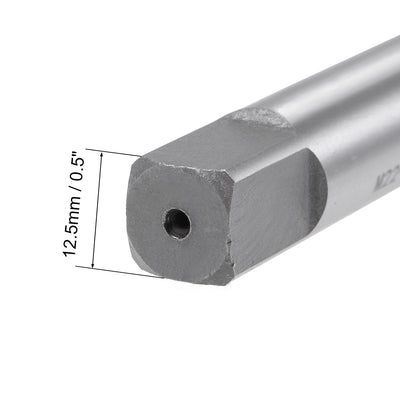 Harfington Uxcell Metric Machine Tap M22 x 2.5 4 Straight Flutes High Speed Steel Screw Thread Tap