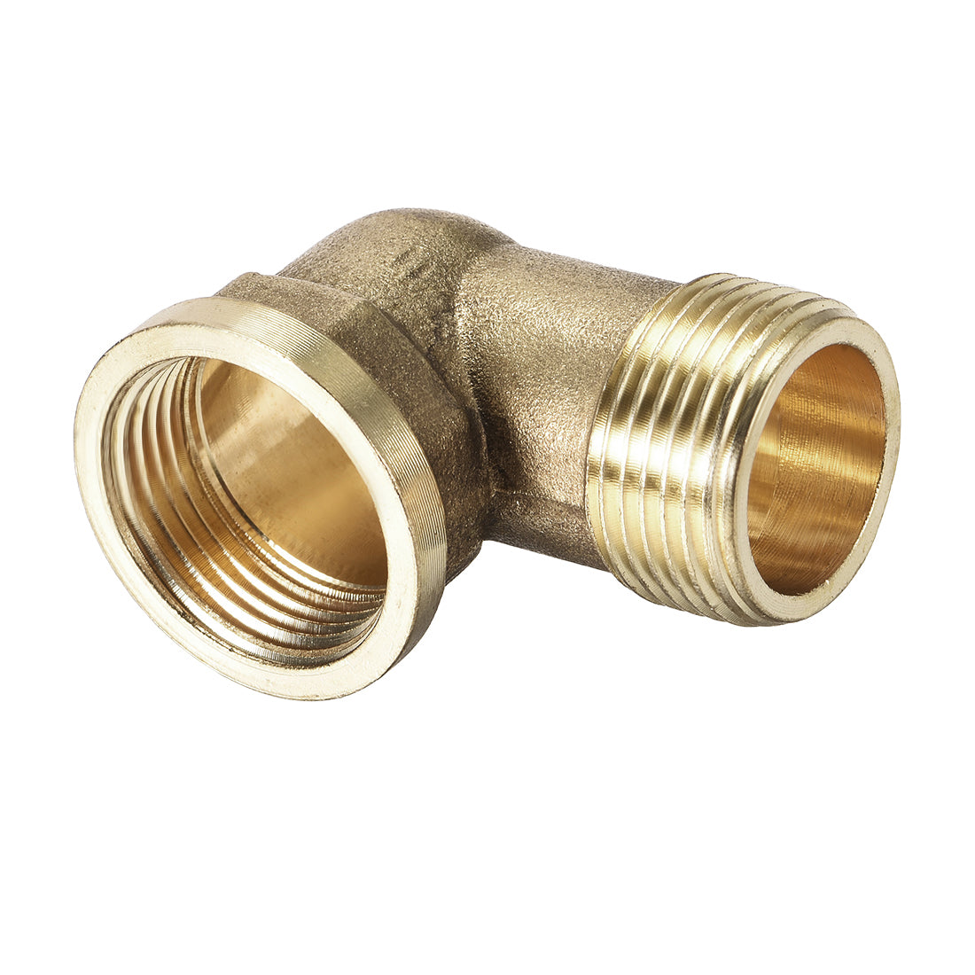 uxcell Uxcell Brass Pipe Fitting 90 Degree Elbow 3/4 BSP Male x 3/4 BSP Female