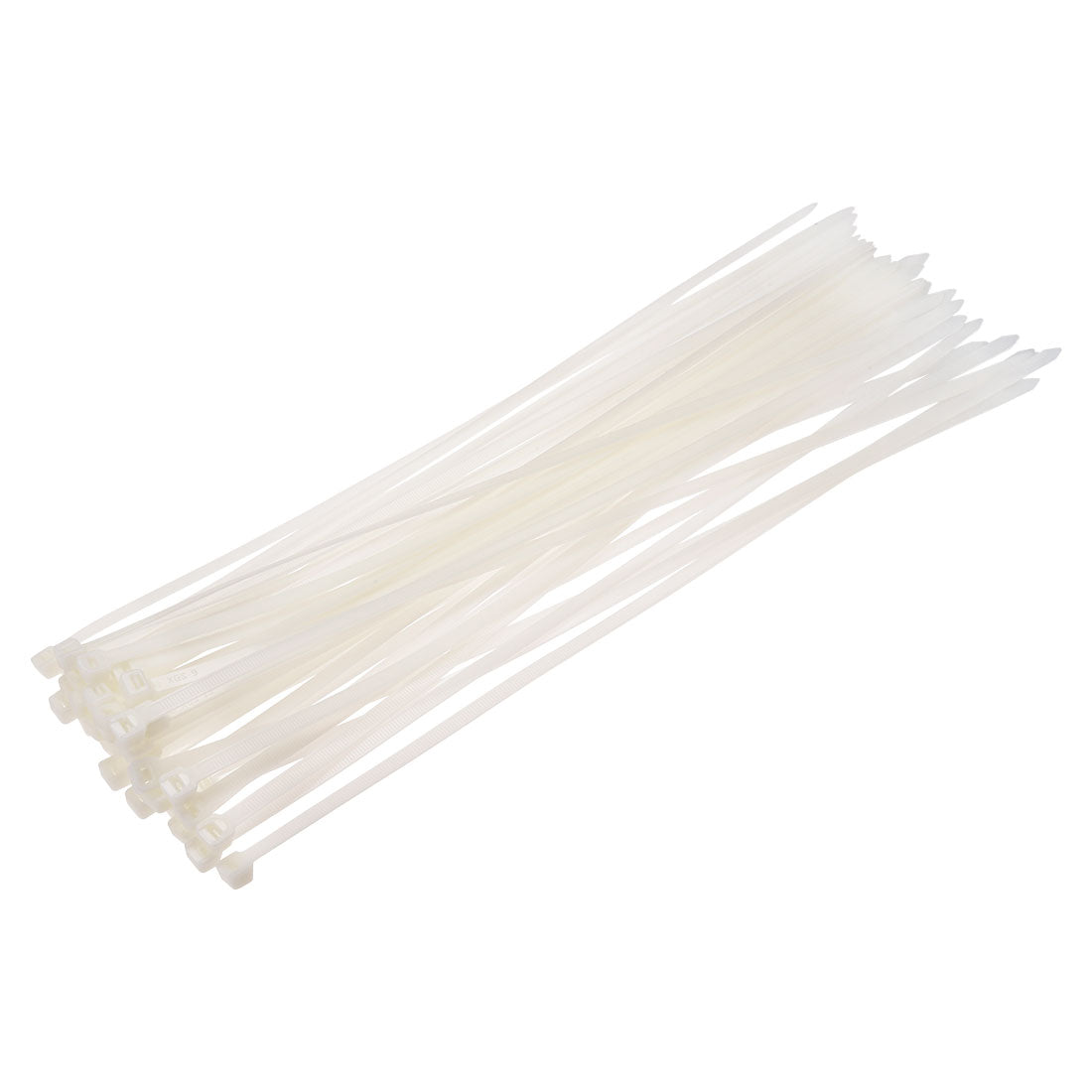 uxcell Uxcell Cable Zip Ties 450mmx4.2mm Self-Locking Nylon Tie Wraps White 150pcs