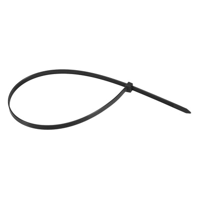Harfington Uxcell Cable Zip Ties 500mmx4.2mm Self-Locking Nylon Tie Wraps Black 40pcs