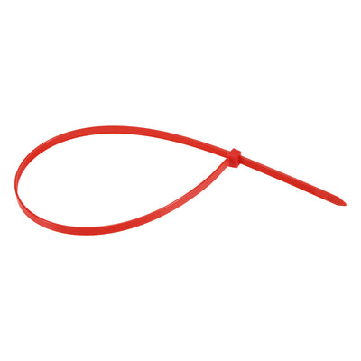 Harfington Uxcell Cable Zip Ties 500mmx4.8mm Self-Locking Nylon Tie Wraps Red 40pcs