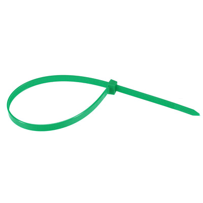 Harfington Uxcell Cable Zip Ties 300mmx7.6mm Self-Locking Nylon Tie Wraps Green 60pcs