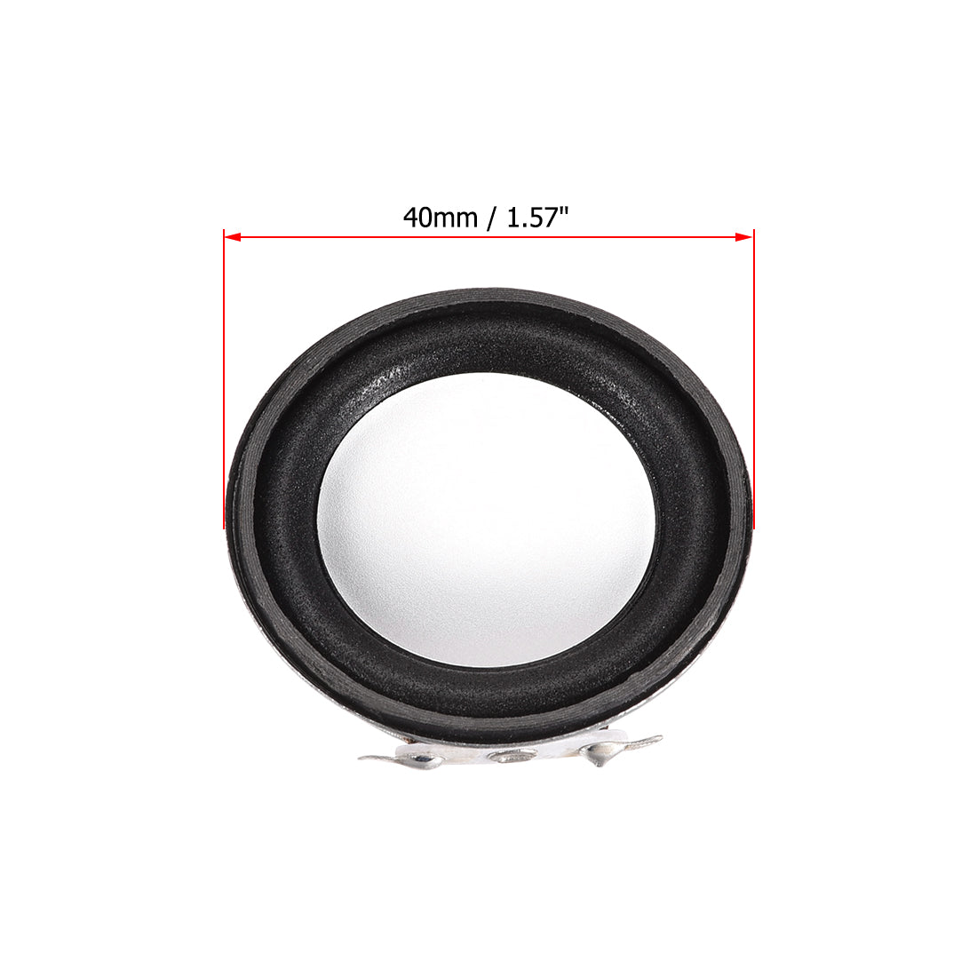 uxcell Uxcell 3W 4 Ohm Micro Internal Speaker Magnet Loudspeaker 40mm Dia