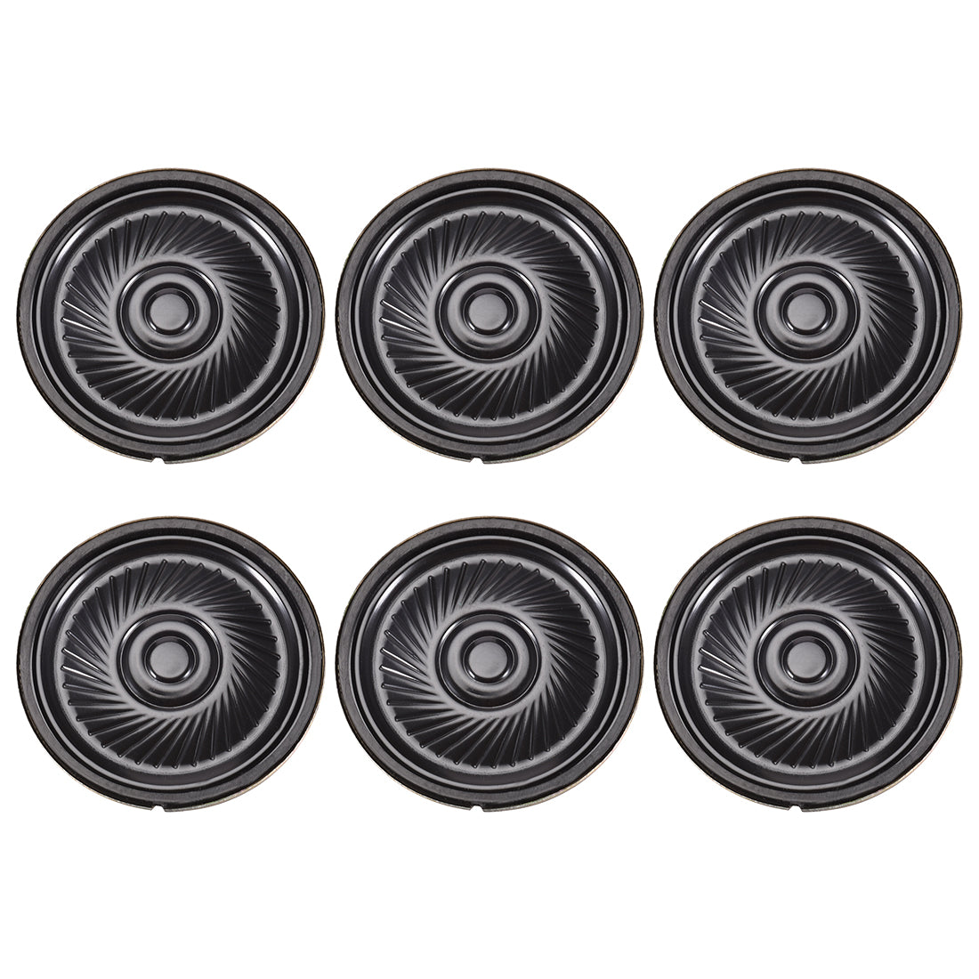 uxcell Uxcell 0.5W 32 Ohm Micro Internal Speaker Magnet Loudspeaker 40mm Dia 6pcs