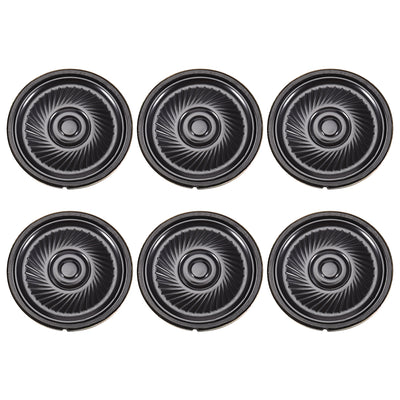 Harfington Uxcell 0.5W 32 Ohm Micro Internal Speaker Magnet Loudspeaker 40mm Dia 6pcs