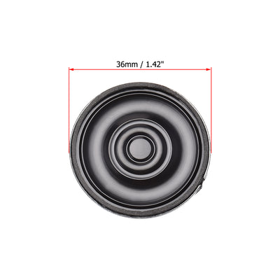 Harfington Uxcell 0.5W 16 Ohm Micro Internal Speaker Magnet Loudspeaker 36mm Dia