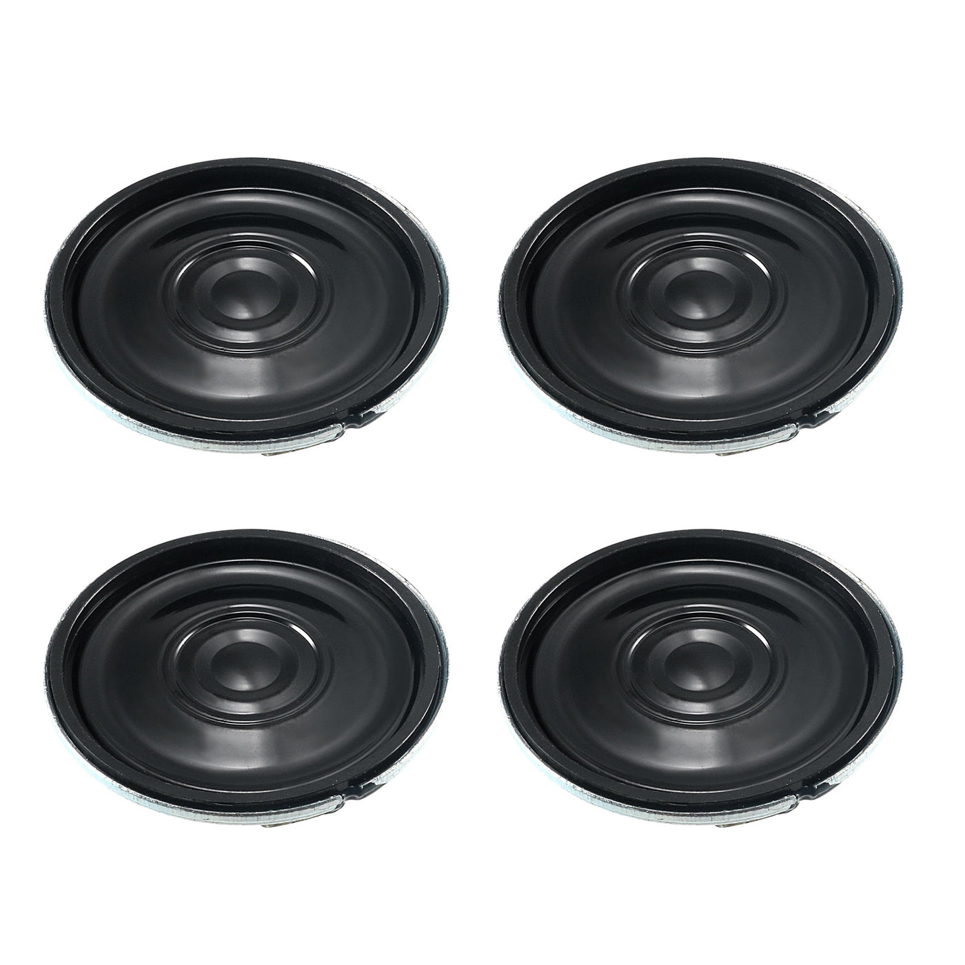 uxcell Uxcell 0.5W 16 Ohm Micro Internal Speaker Magnet Loudspeaker 28mm Dia 4pcs