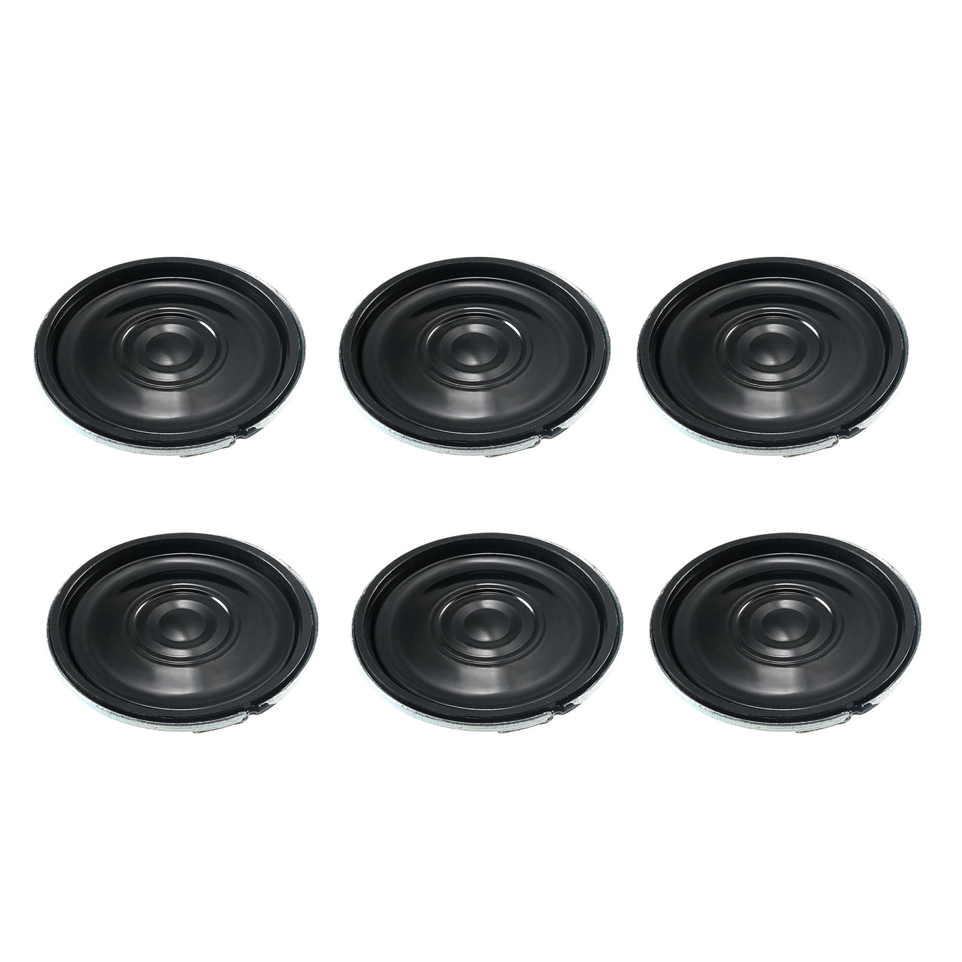 uxcell Uxcell 0.5W 16 Ohm Micro Internal Speaker Magnet Loudspeaker 28mm Dia 6pcs