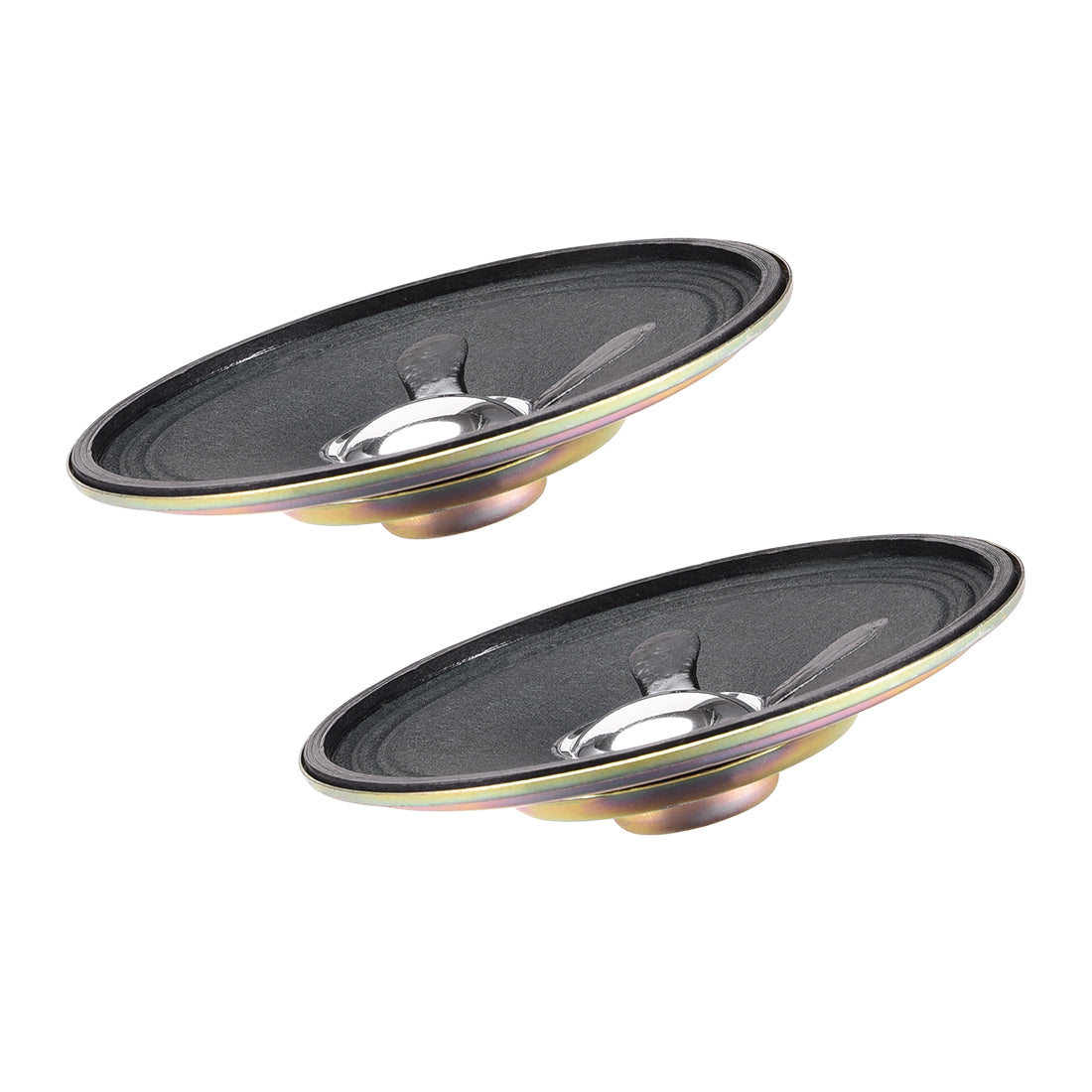 uxcell Uxcell 3W 8 Ohm Micro Internal Speaker Magnet Loudspeaker 77mm Dia 2pcs