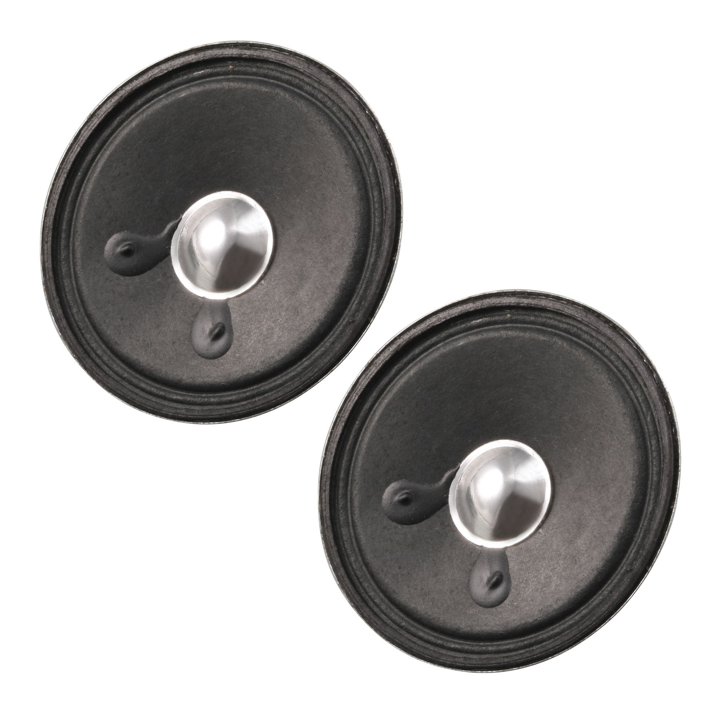 uxcell Uxcell 1W 8 Ohm Micro Internal Speaker Magnet Loudspeaker 77mm Dia 2pcs