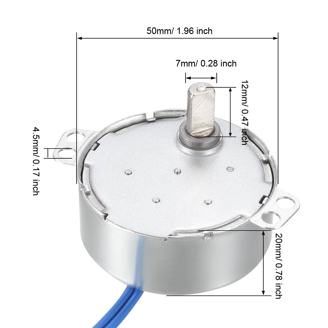 uxcell Uxcell Metal Gear Synchronous Synchron Motor AC 100-127V for Microwave Oven