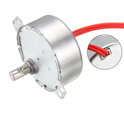 Harfington Uxcell Metal Gear Electric Synchronous Motor AC 24V 30-36RPM 50-60Hz CCW/CW 4W