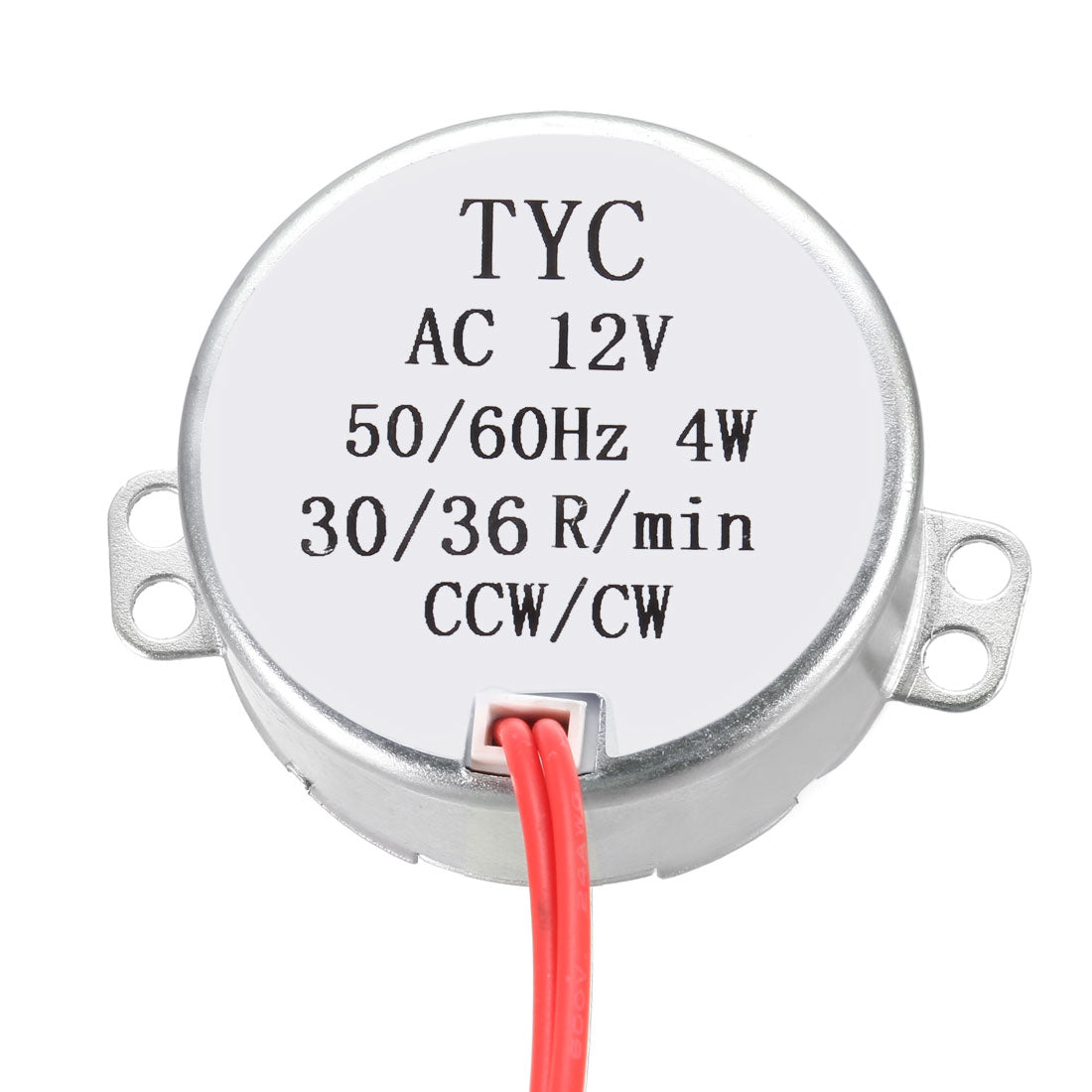 uxcell Uxcell Elektromotor Drehteller Synchronmotor AC 12V 50/60Hz 4W CCW/CW Richtung