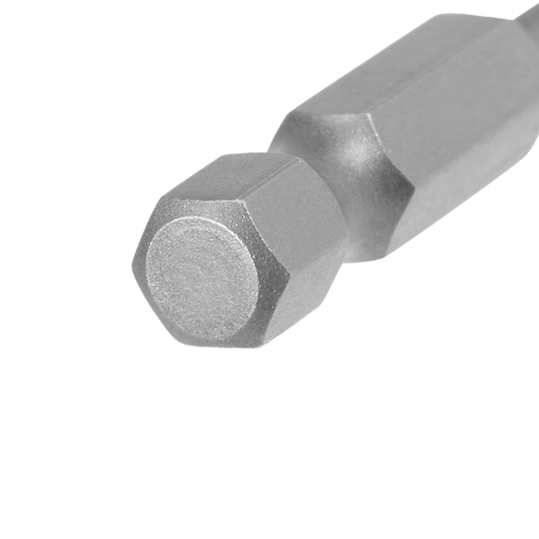 uxcell Uxcell Kugelkopf Sechskant Bits 1/4 Zoll Sechskantschaft 3,9 Zoll Länge Magnetische H5 Kopf S2 HRC58 Schraubendreher Bit