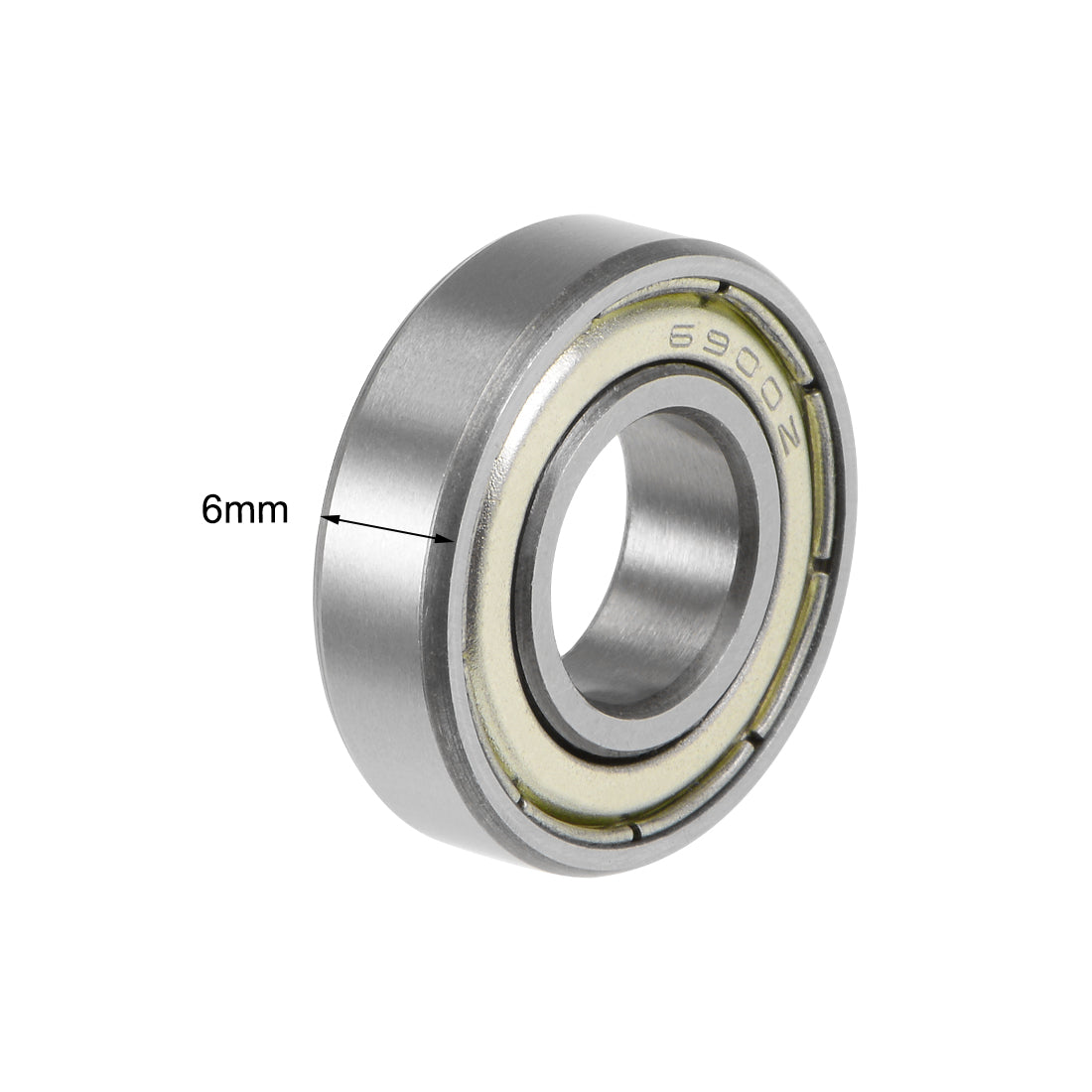 uxcell Uxcell Deep Groove Ball Bearings Metric Double Shield High Carbon Steel Bearing