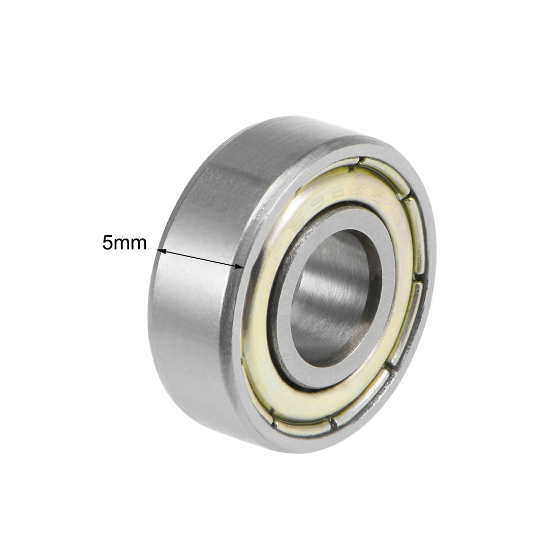 uxcell Uxcell Deep Groove Ball Bearings Metric Double Shielded High Carbon Steel Z2 Level