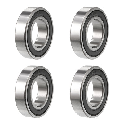 Harfington Uxcell Deep Groove Ball Bearing Metric Double Sealed High Carbon Steel Z2