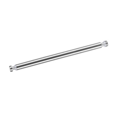 Harfington Uxcell Glass Standoff Double Head Stainless Steel Standoff Holder 12mm x 204mm 8 Pcs