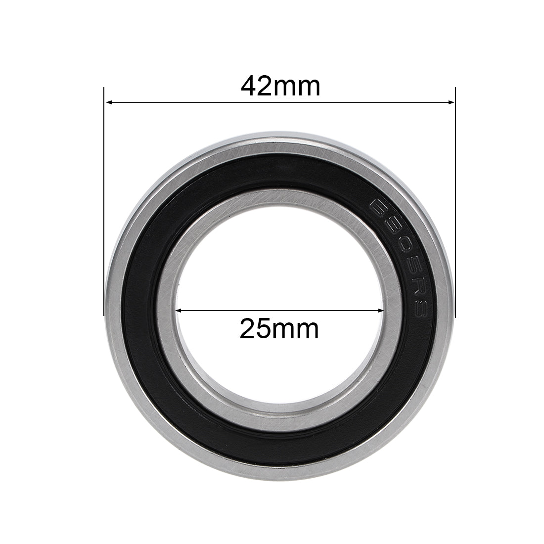 uxcell Uxcell Deep Groove Ball Bearings Metric Double Seal High Carbon Steel Z2