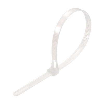 Harfington Uxcell Reusable Cable Zip Ties 12 Inch Releasable Nylon Wire Slipknot Strap White 50pcs