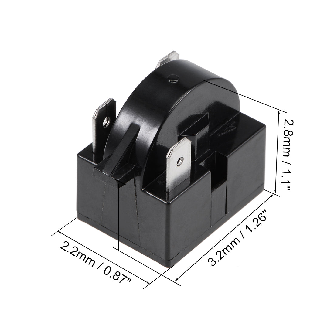 uxcell Uxcell Kühlschrank Startrelais Ersatz 33 Ohm 3 Stift