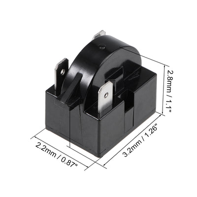 Harfington Uxcell Kühlschrank Startrelais Ersatz 33 Ohm 3 Stift