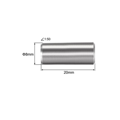 Harfington 304 Stainless Steel Silver Tone Taper Pin