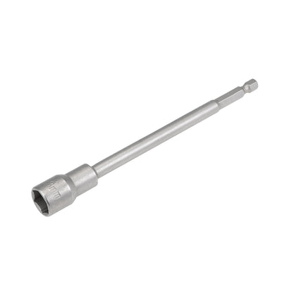 Harfington Uxcell 1/4" Quick-Change Hex Shank 13mm Magnetic Nut Socket Driver Wrench, 150mm Length